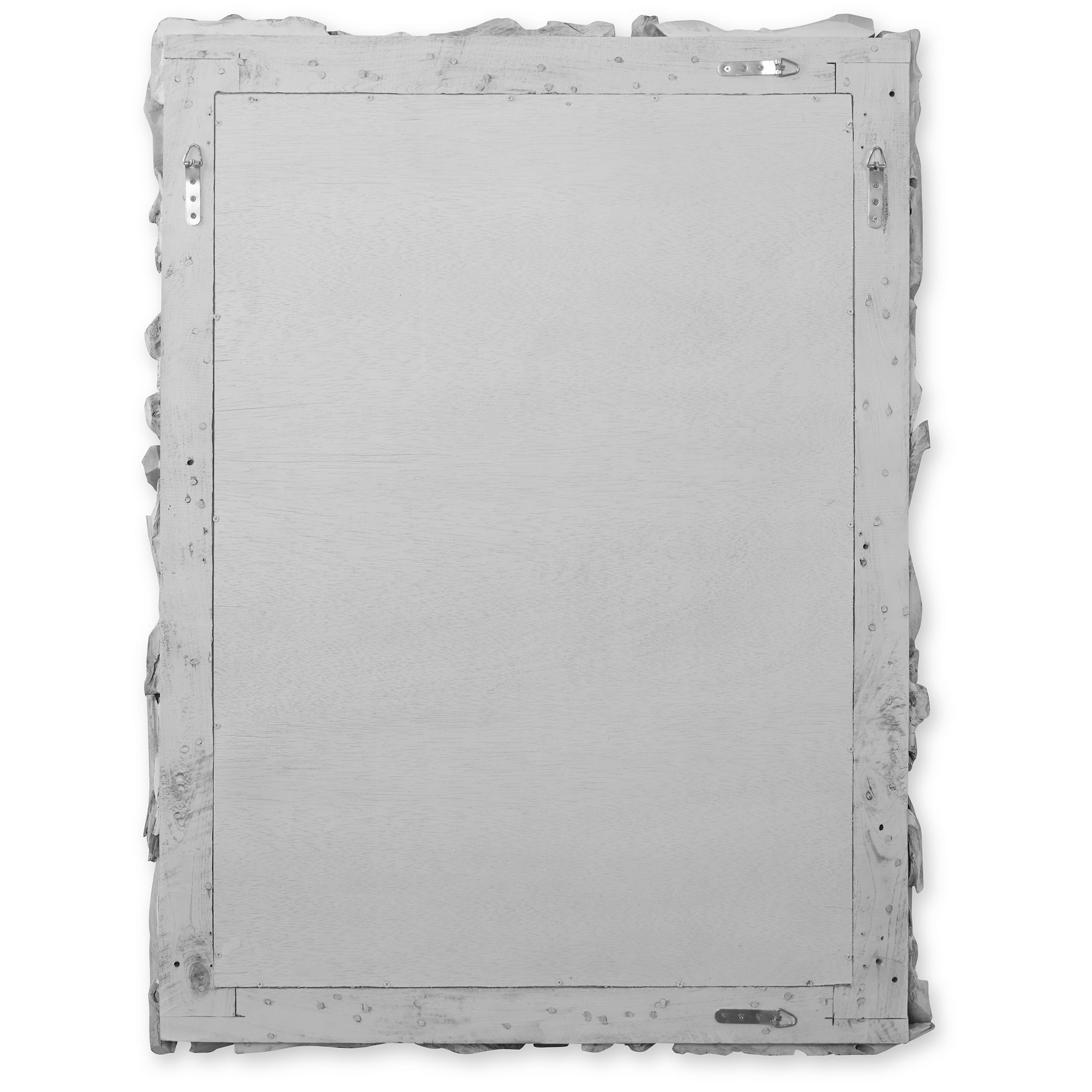 Rio Whitewash Teak Mirror large image 