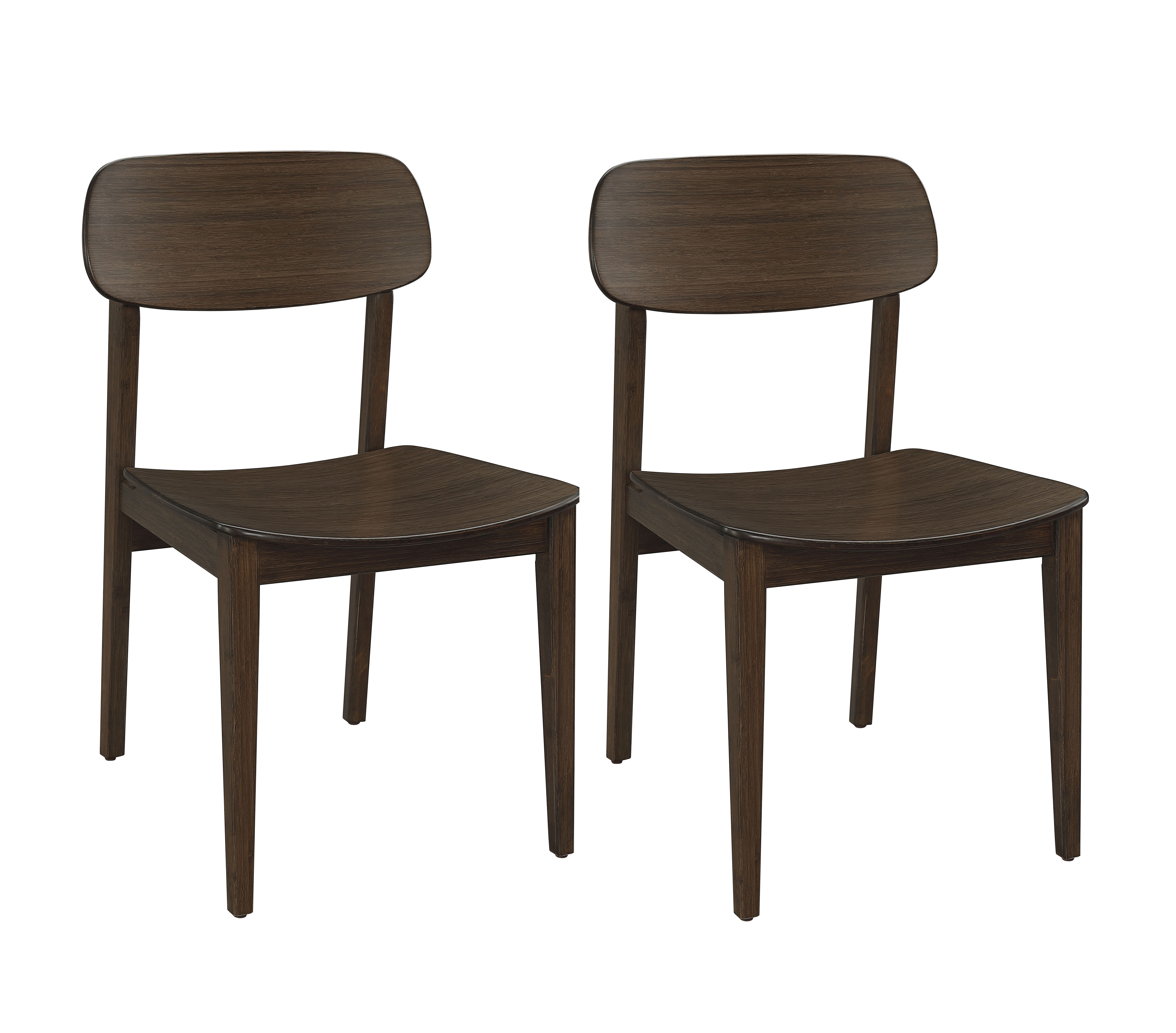 Currant Chair, Black Walnut, (Set of 2), Dining Chair by Greenington, 19.5" length x 23" width x 33.5" height View 1
