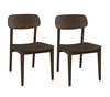Currant Chair, Black Walnut, (Set of 2), by Greenington, 1'7.5" length x 1'11" width x 2'9.5" height thumbnail 1