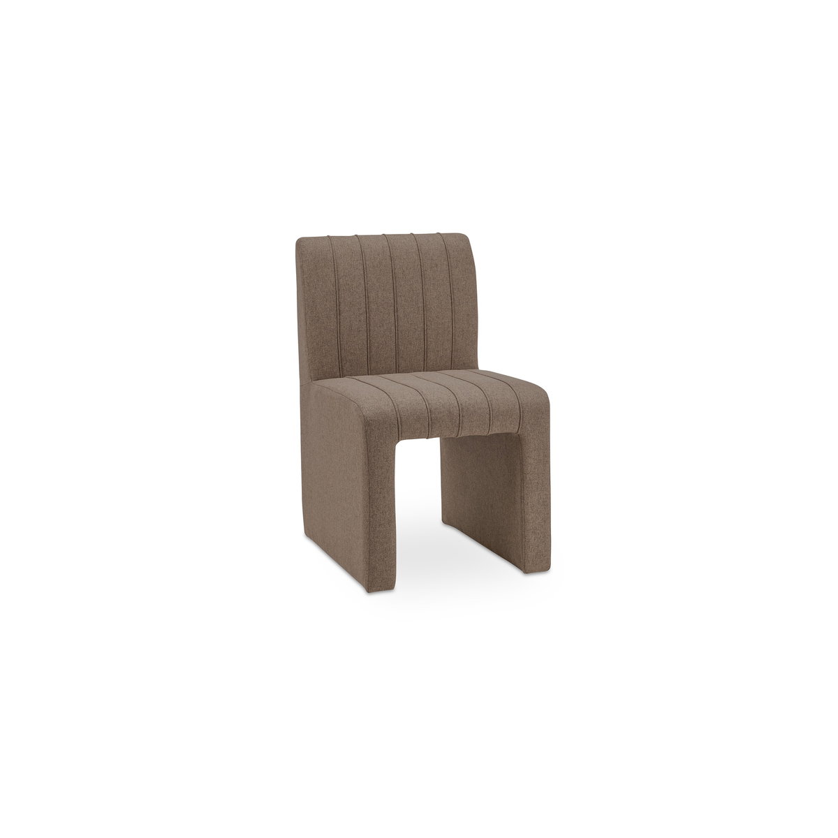 Sally Dining Chair Light Brown, by Moe's Home, 20.1" width x 33.9" height x 24.2" depth View 2