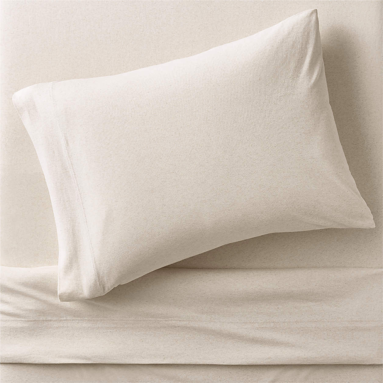 Online Designer Bedroom Comfy Tee Beige Organic Cotton Jersey Kids Twin Sheet Set