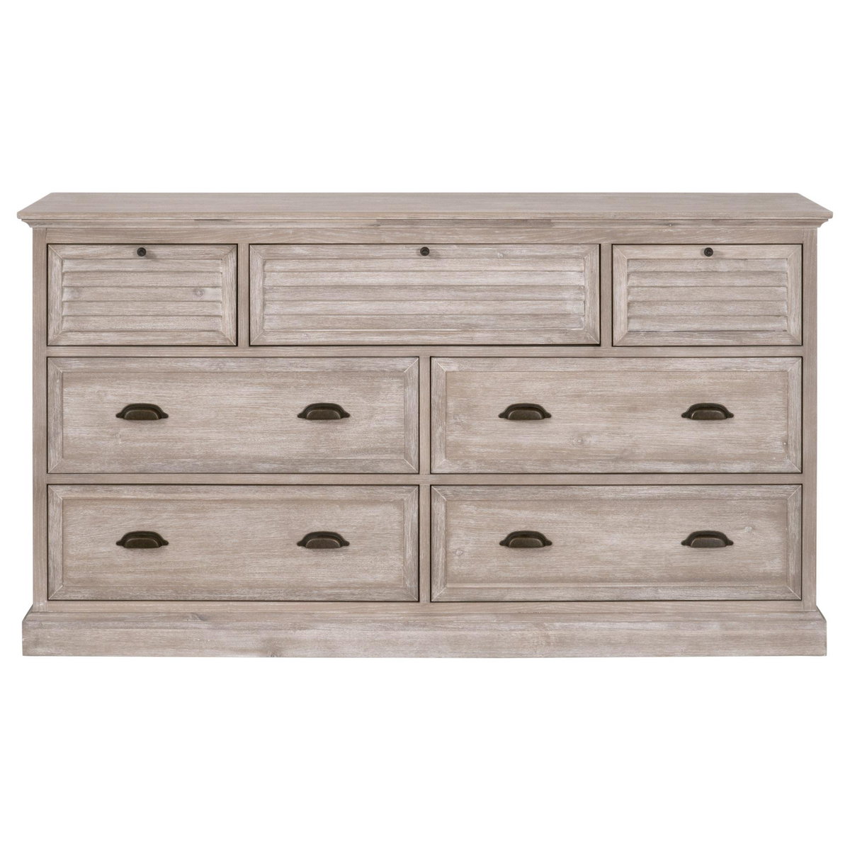 Eden 7-Drawer Media Dresser, by Essentials for Living, 67.75" width x 37.5" height x 20" depth View 1
