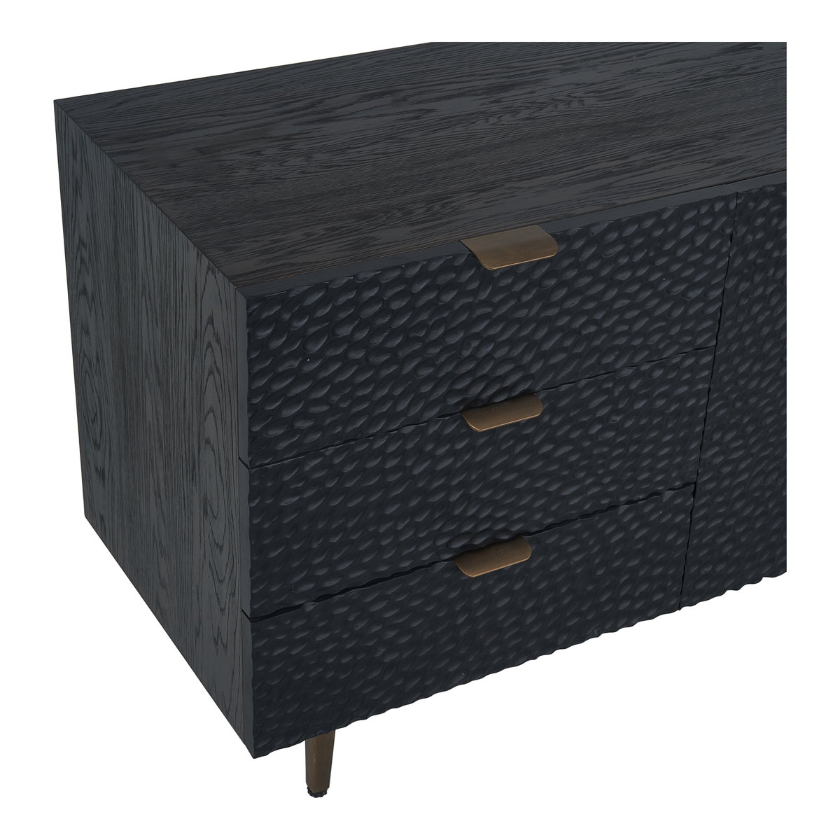 Breu Sideboard Black, Cabinets & Sideboard by Moe's Home, 79.5" width x 26.25" height x 18" depth View 6