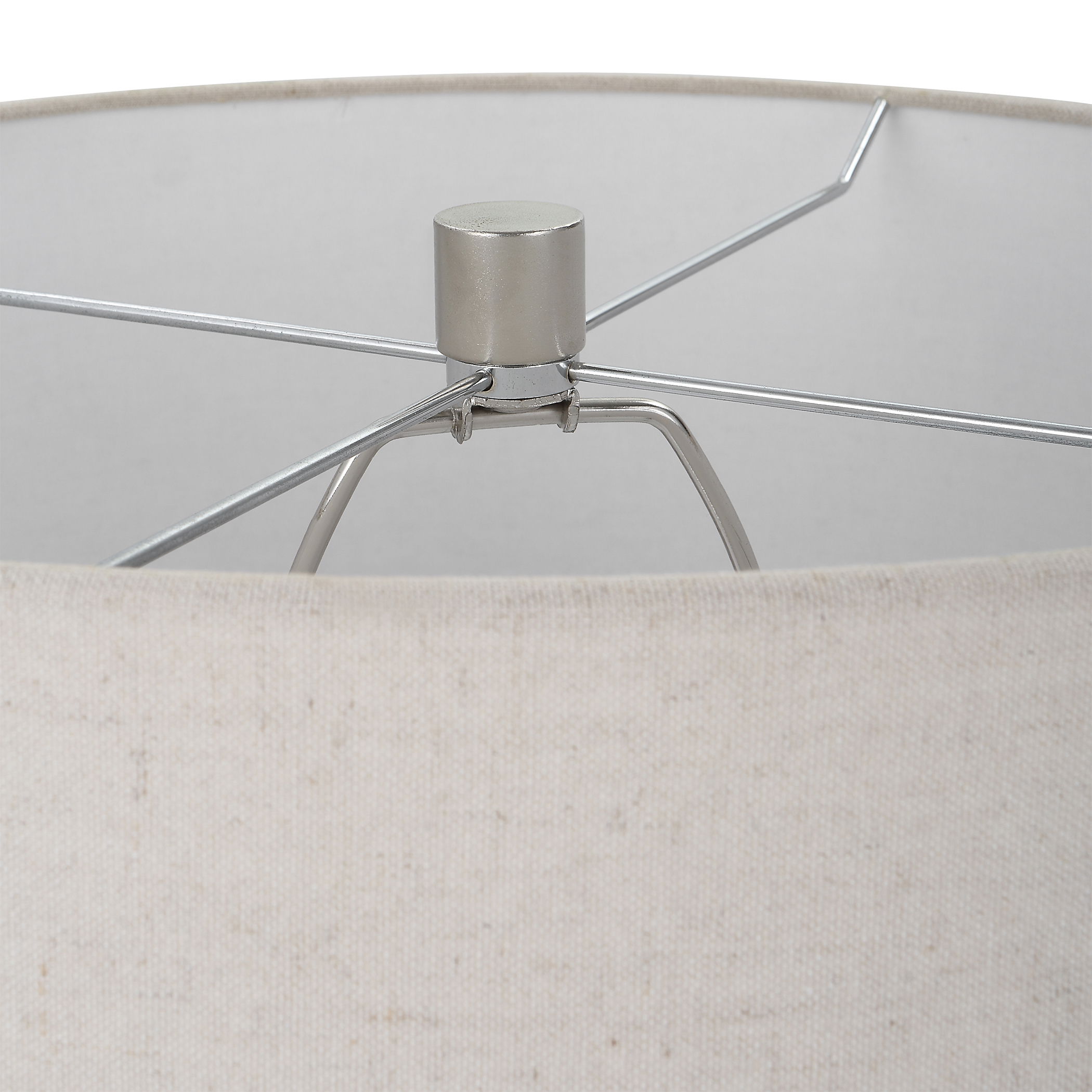 Contour Metallic Glass Table Lamp large image 