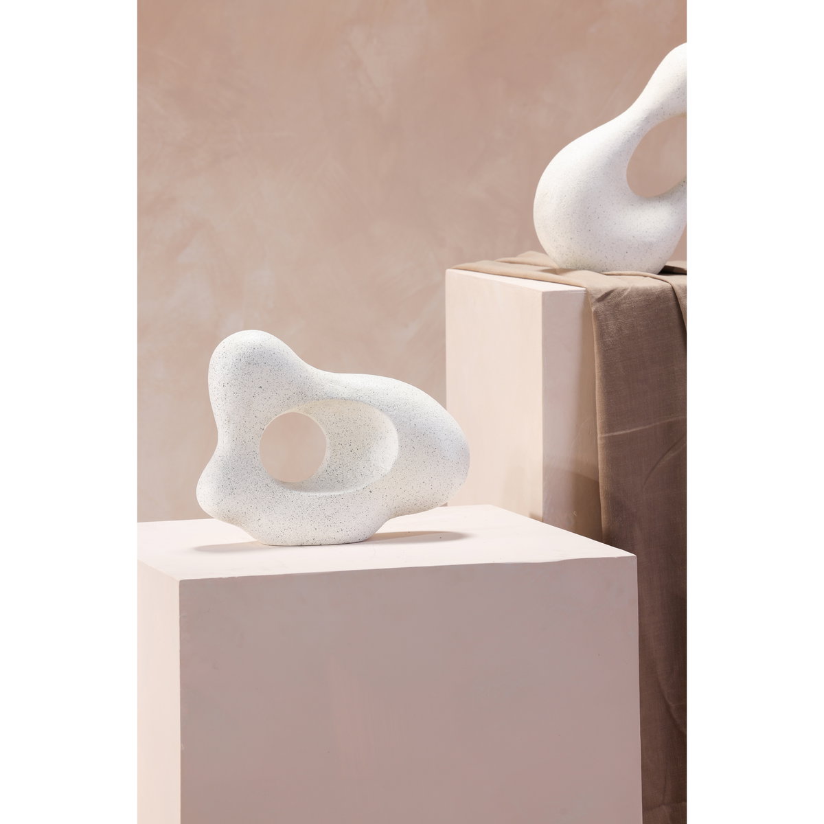 Matter Ecomix Sculpture Flecked Stone, Figurines & Statue by Moe's Home, 15" width x 11.5" height x 5" depth View 6