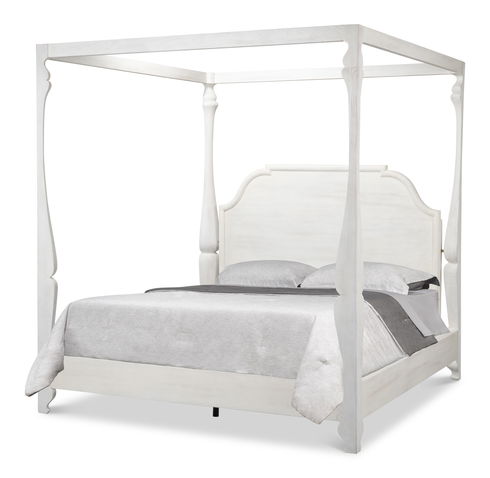 Madeline Bungalow Bed King Bungalow Wht