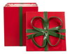Ferrell Leather Holiday Boxes,S/3,Red, Decor by Sarreid, 8" length x 8" width x 9" height thumbnail 3