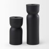 Malta Small Black Metal Candle Holder, Candles & Candle Holder by Mercana, 2.5" length x 2.5" width x 5" height thumbnail 11