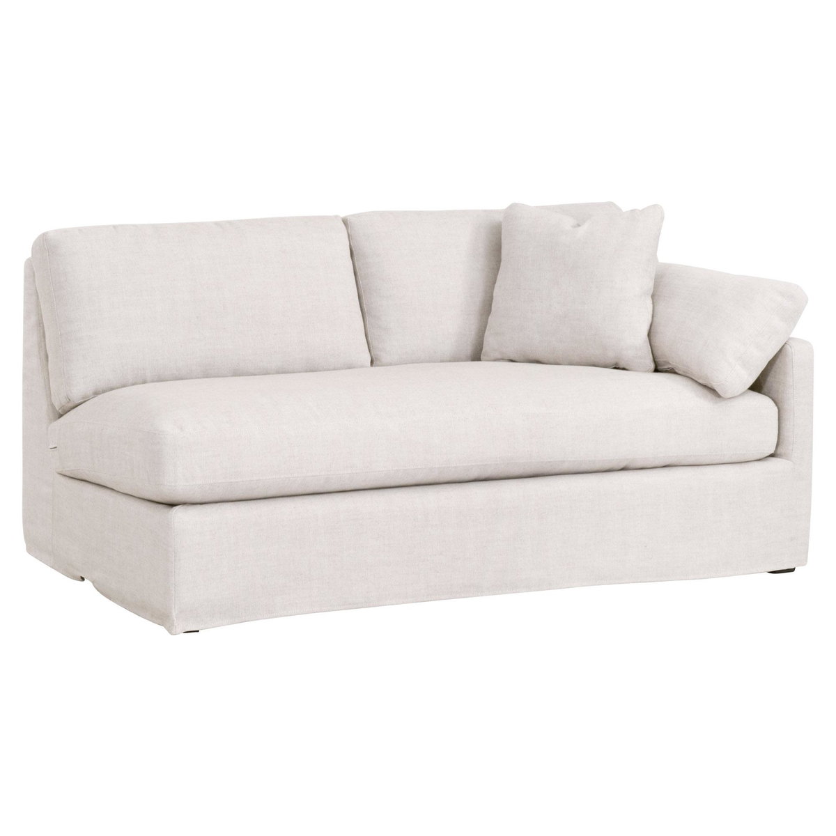 Lena Modular Slipcover 2-Seat Right Slope Arm Sofa, Seating by Essentials for Living, 70" width x 34" height x 39.5" depth View 3