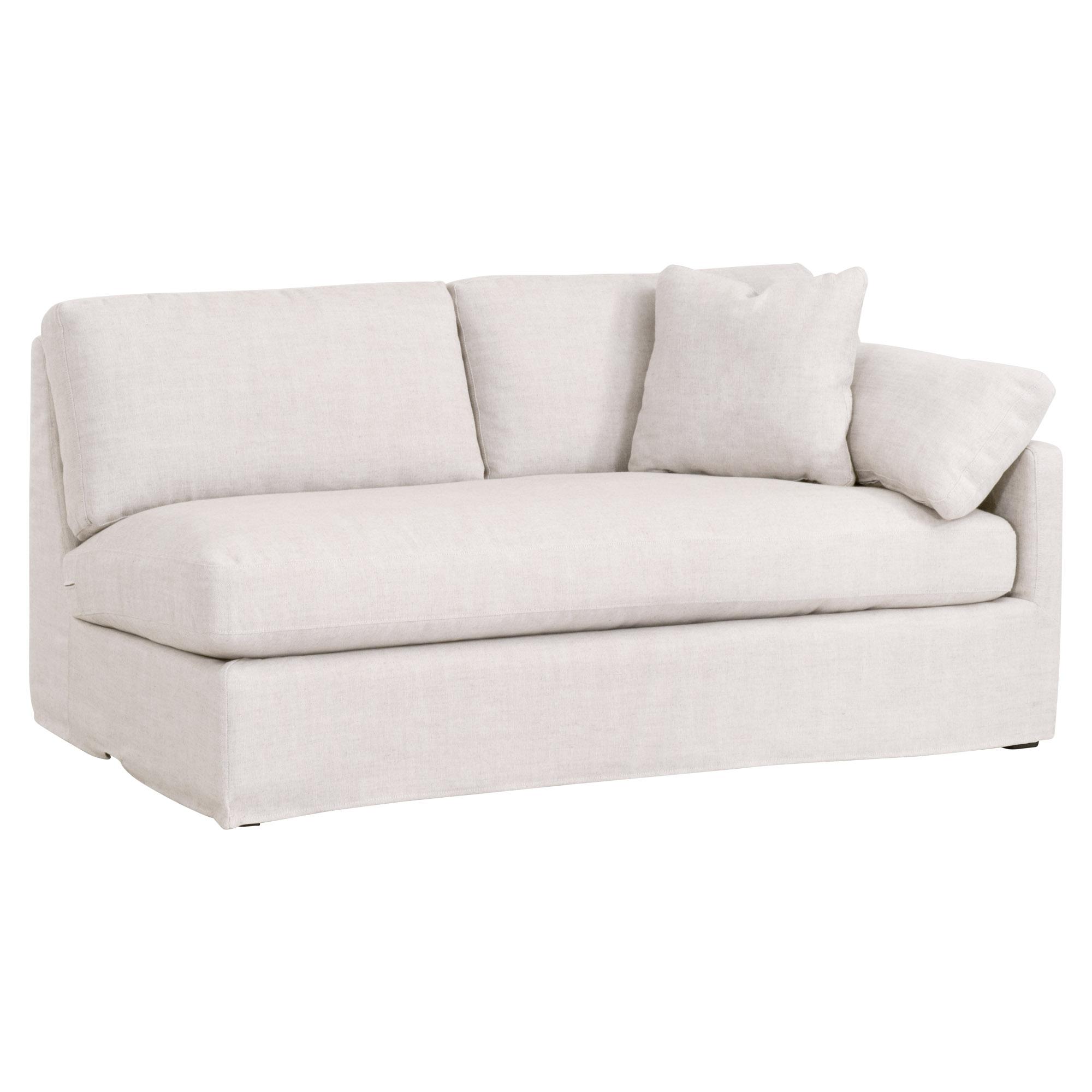 Lena Modular Slipcover 2-Seat Right Slope Arm Sofa Lena Modular Slipcover 2-Seat Right Slope Arm Sofa large image