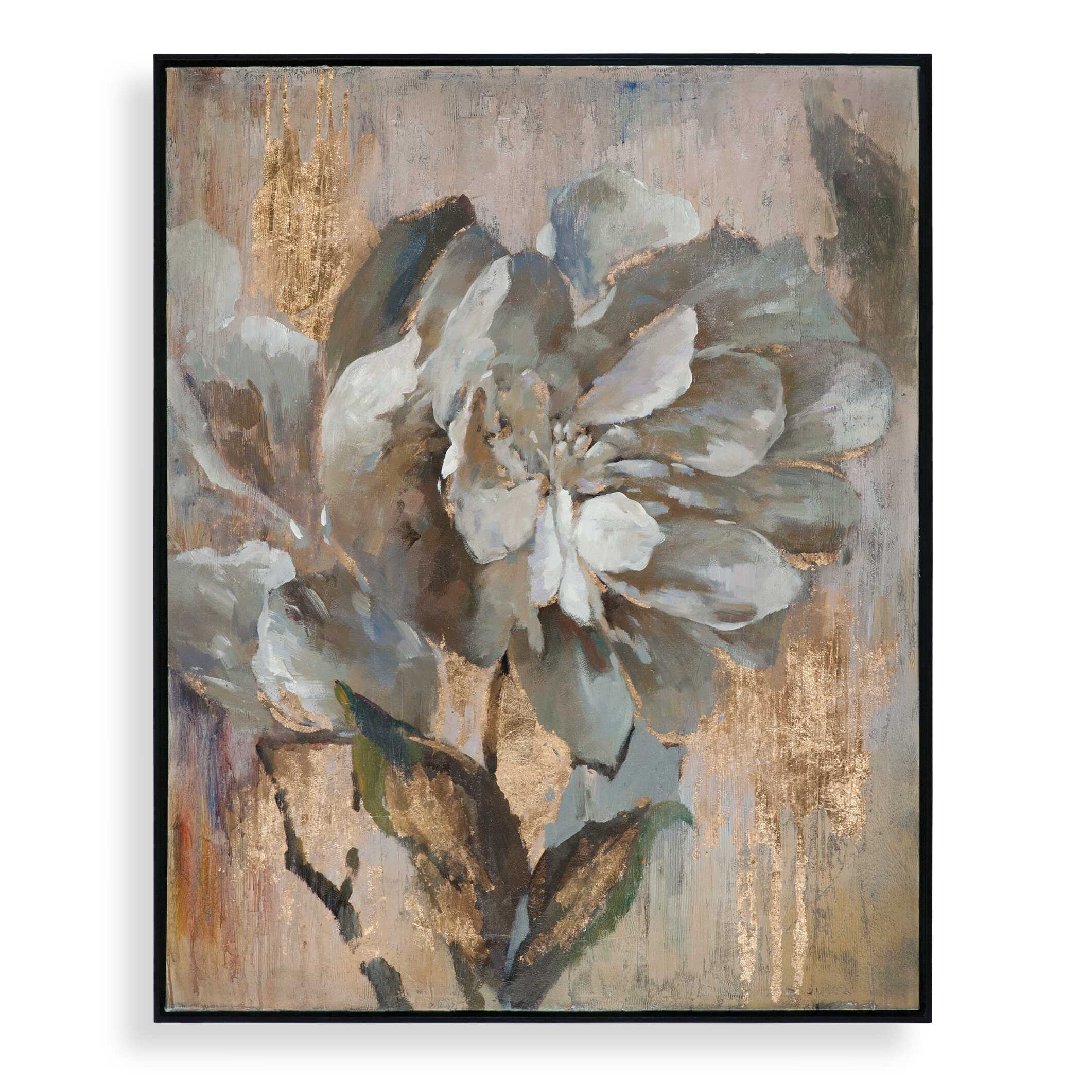 Dazzling Floral Art, Painting by Uttermost, 41.37" width x 51.37" height x 1.87" depth View 1