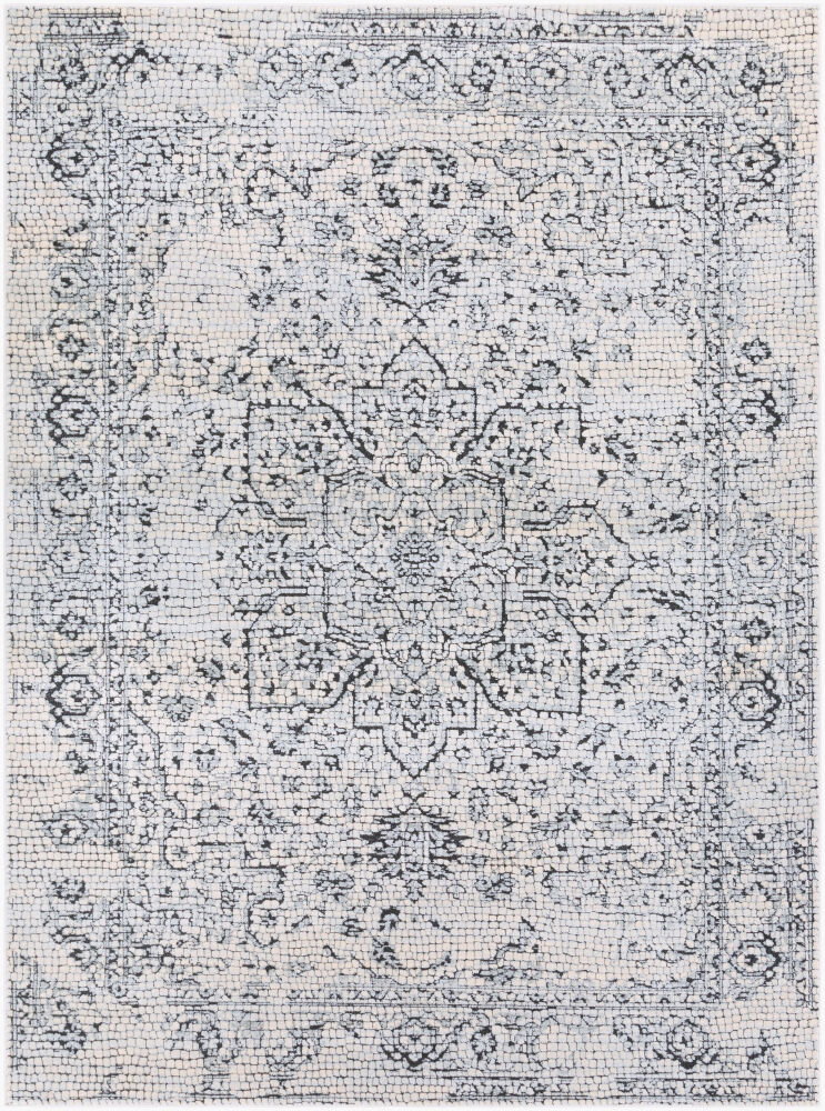Venezia Machine Woven Rug, by Surya, 5'2.2" length x 5'2.2" width
