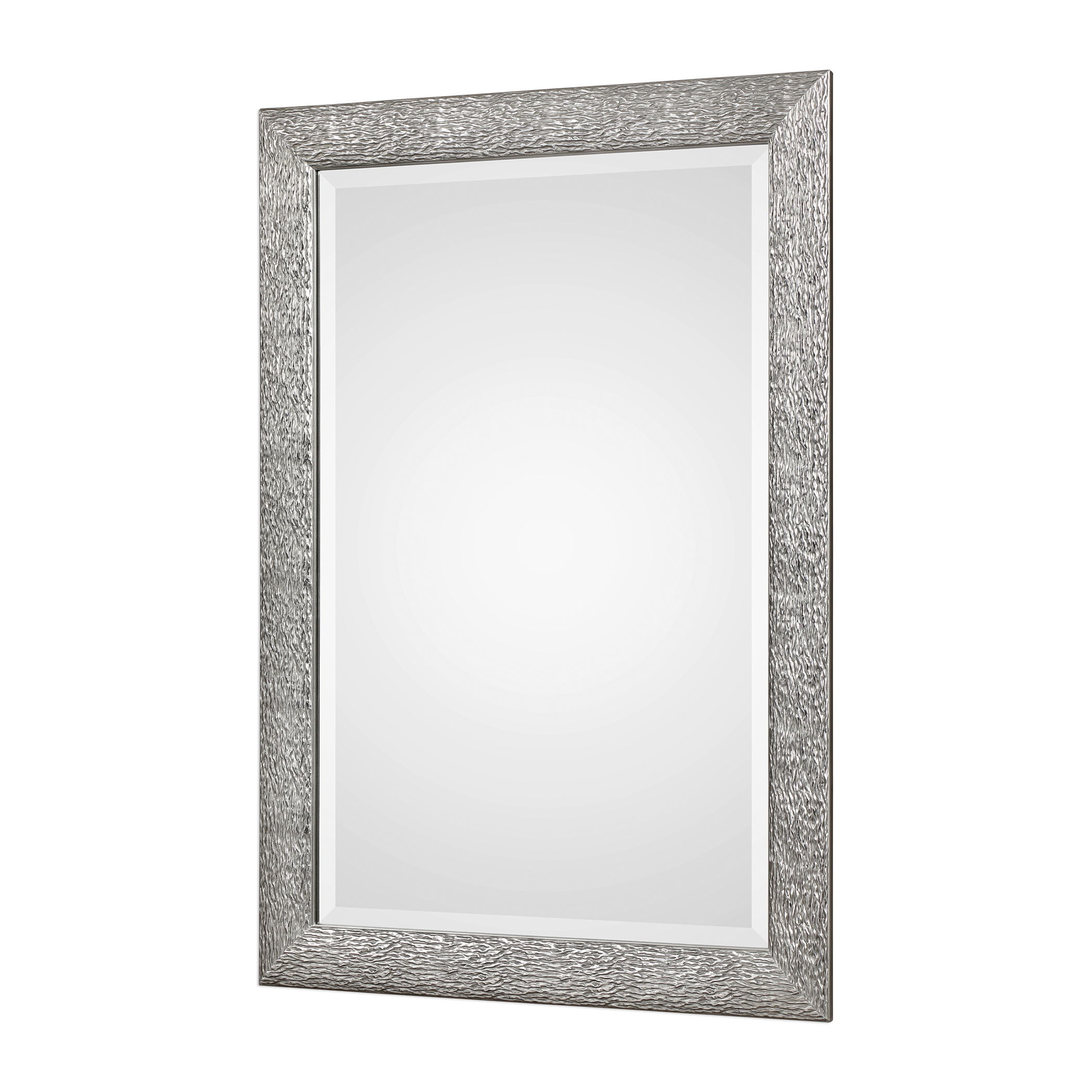 Mossley Metallic Silver Mirror large image 