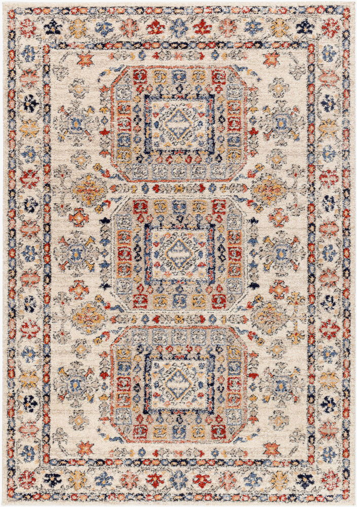 Liebe Machine Woven Rug, by Surya, 1'3.75" length x 1'3.75" width