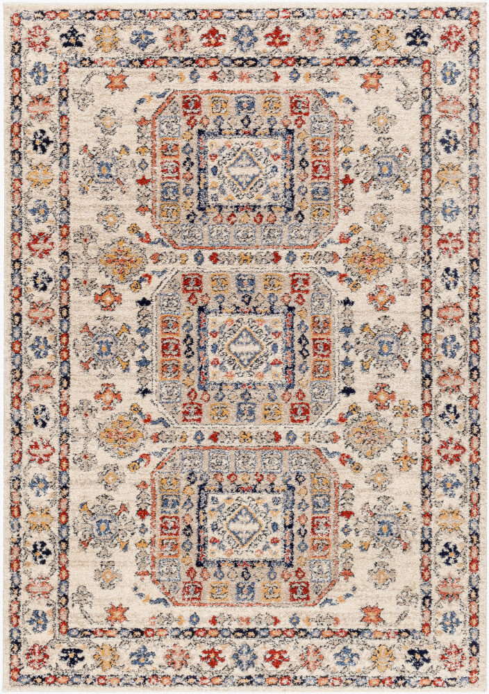 Liebe Machine Woven Rug, by Surya, 1'3.75" length x 1'3.75" width