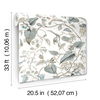 Moon Flower White & Blue Wallpaper thumbnail 7