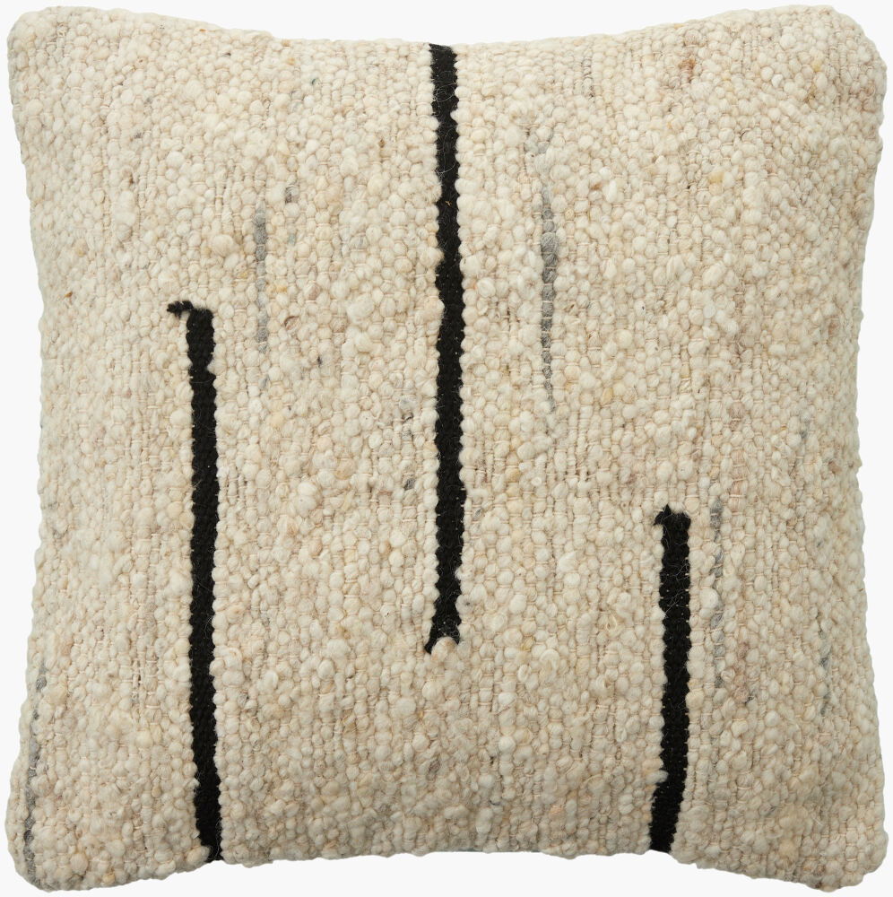 Divided Accent Pillow Down, Decorative Pillow by Surya, 22" length x 22" width