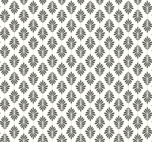 Leaflet Black & White Wallpaper