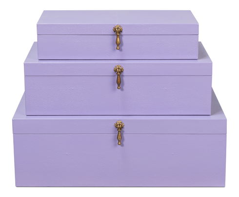 Cosmos Nesting Boxes,S/3,Lilac