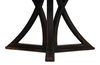 Flying Buttress Dining Table,Ant. Black, by Sarreid, 54" length x 54" width x 30" height thumbnail 6