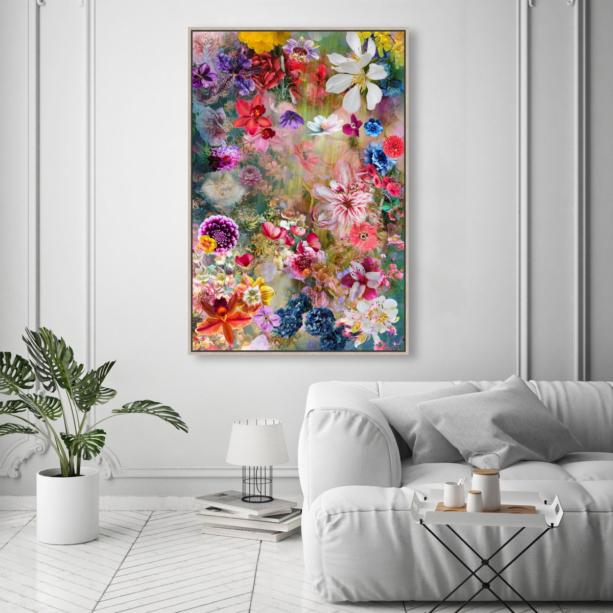Azlan Bloom Floral (No Embellishment), Art by Oliver Gal,  16x24 View 3