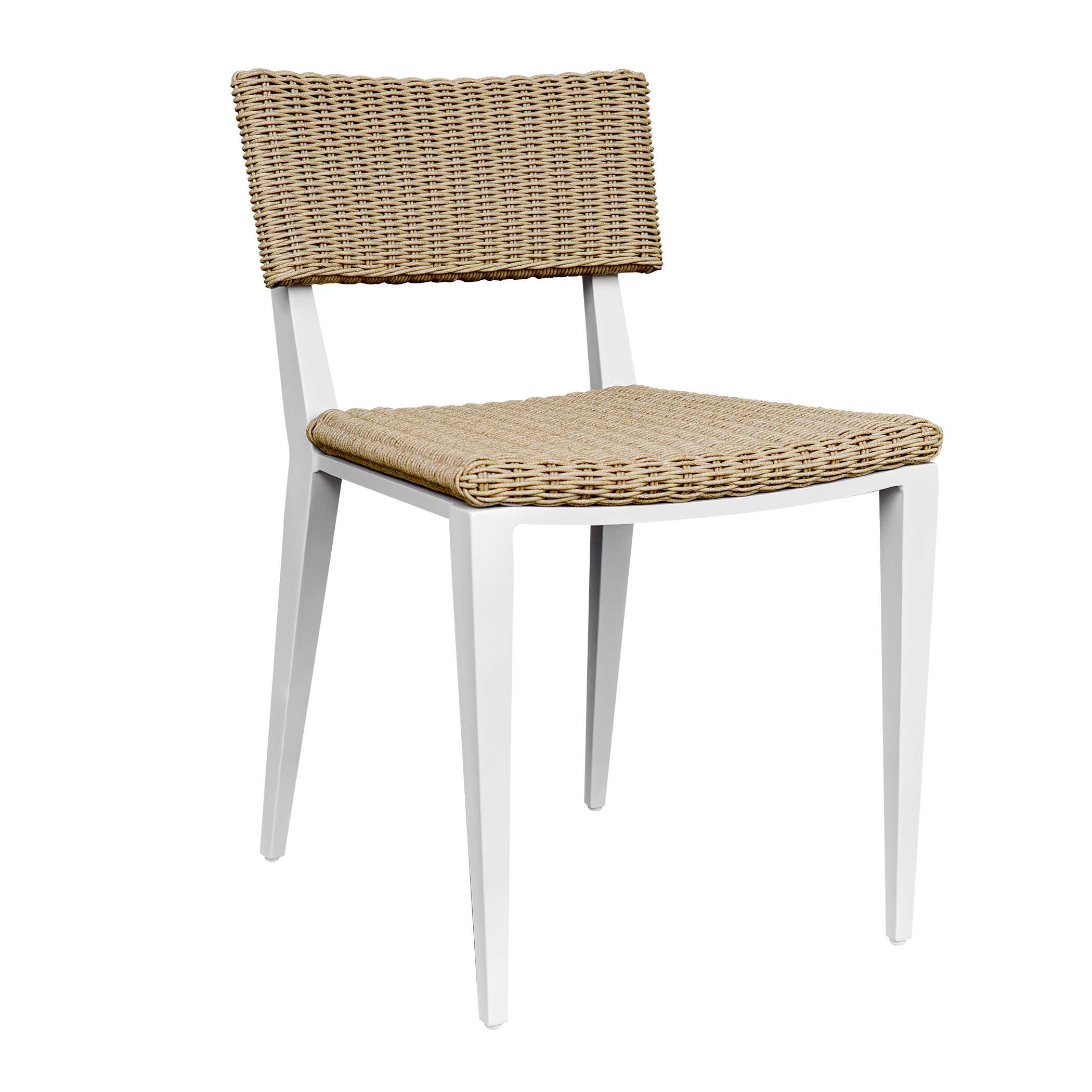 Calbas White Outdoor Dining Chair, Furniture by Uttermost, 19.75" width x 30.75" height x 22.6" depth View 5
