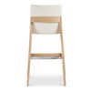Deco Oak Barstool Pvc White, Counter & Bar Stool by Moe's Home, 22.3" width x 43.3" height x 21" depth thumbnail 4