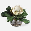 Celia Silk Magnolia Accent, Artificial Plants & Flower by Uttermost, 13" width x 11.75" height x 10.25" depth thumbnail 1
