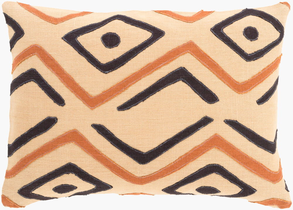 Nairobi Lumbar Pillow, Decorative Pillow by Surya, 13" length x 19" width