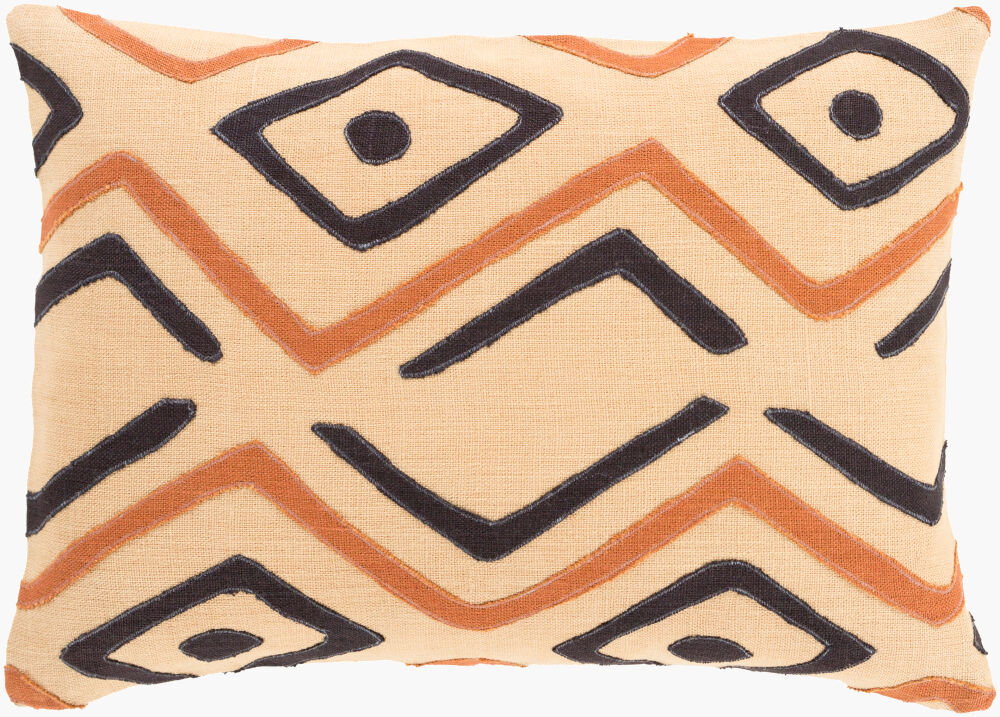 Nairobi Lumbar Pillow, Decorative Pillow by Surya, 13" length x 19" width