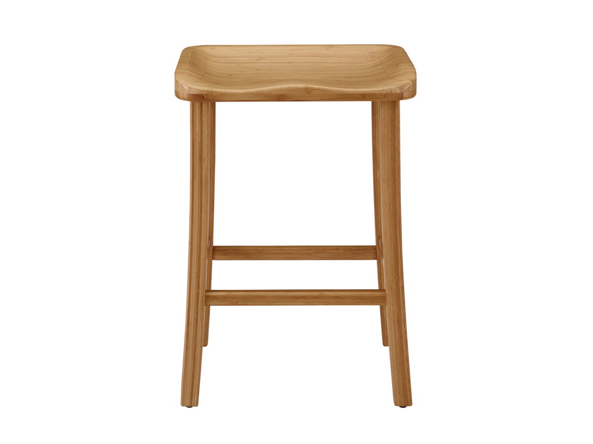 Tulip Bar Height Stool, Caramelized, (Set of 2), Counter & Bar Stool by Greenington, 18" length x 14" width x 30" height View 8