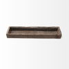 Vernon (Medium) 30L x 7W Brown Reclaimed Wood Tray, Decorative Tray by Mercana, 30" length x 7" width x 3" height thumbnail 3