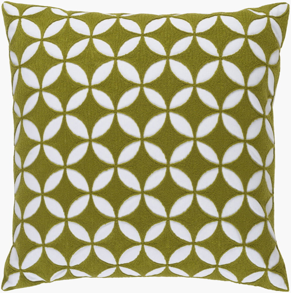 Perimeter Accent Pillow, Decorative Pillow by Surya, 18" length x 18" width
