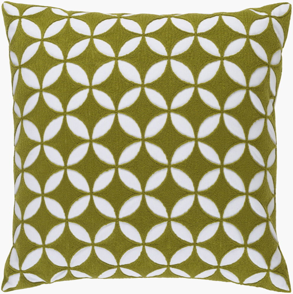Perimeter Accent Pillow Down, Decorative Pillow by Surya, 20" length x 20" width