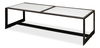 Ridged Iron Rectangular Coffee Table thumbnail 0