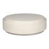 Cosmo Outdoor Coffee Table Off White, Outdoor Table by Moe's Home, 4' width x 1'3" height x 4' depth thumbnail 4