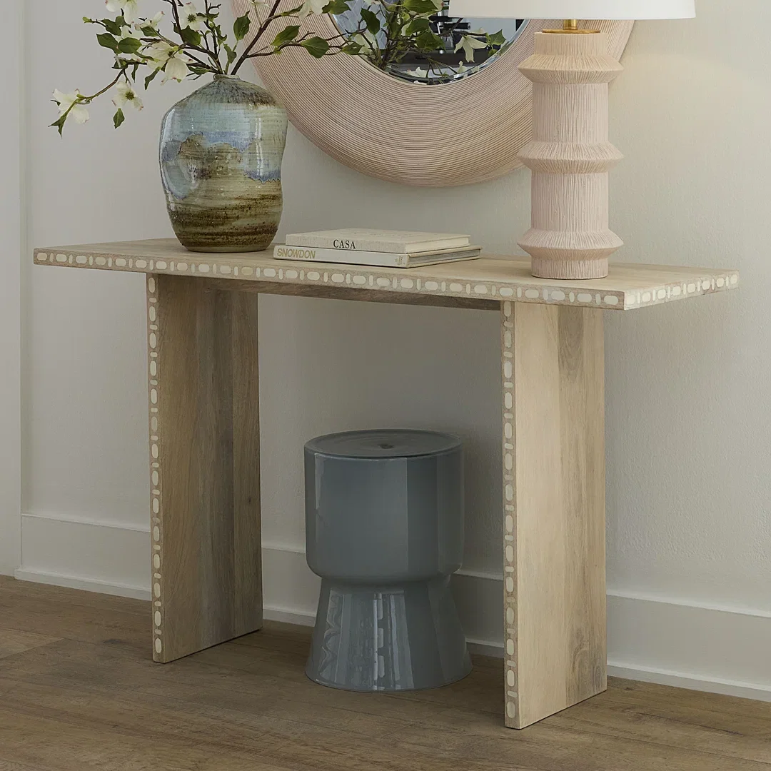 Huntington Garden Glass Accent Table Green, Console Table by Jamie Young, 13" width x 17" height x 13" depth View 4