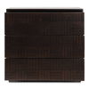 Denman 3 Drawer Nightstand Dark Brown thumbnail 1