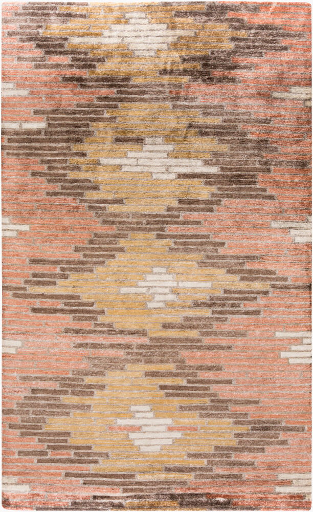 Platinum Handmade Rug, by Surya, 8' length x 5' width