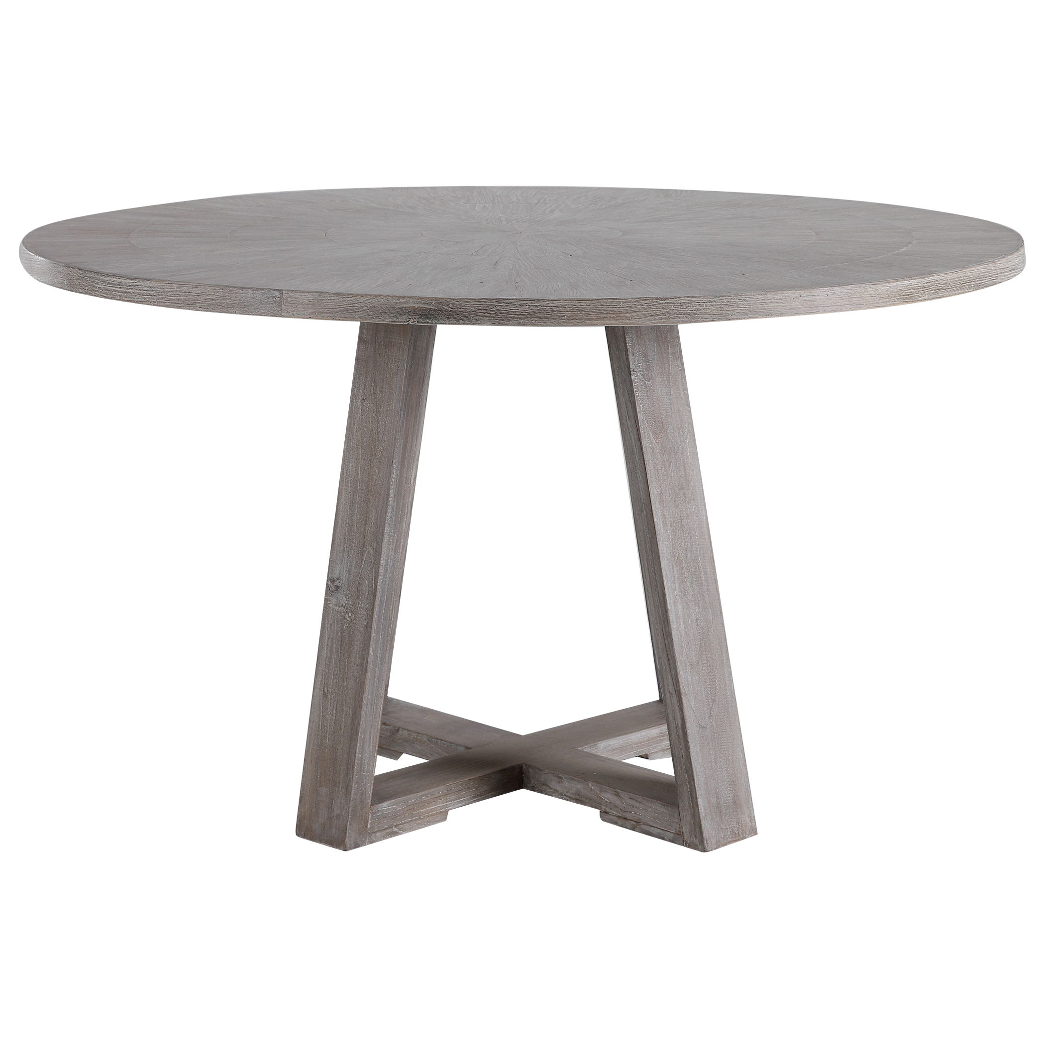 Gidran Gray Dining Table, Furniture by Uttermost, 52" width x 29.9" height x 52" depth View 6