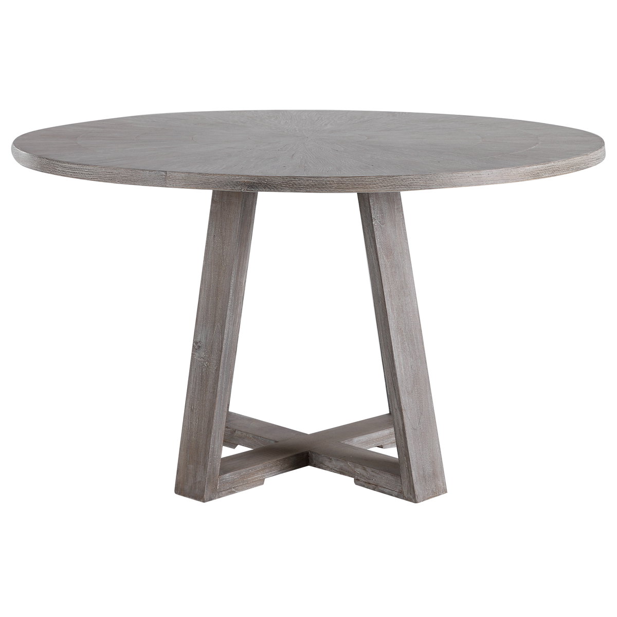 Gidran Gray Dining Table, by Uttermost, 52" width x 29.9" height x 52" depth View 6