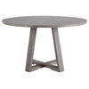 Gidran Gray Dining Table, by Uttermost, 52" width x 29.9" height x 52" depth thumbnail 6