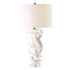 Wisp White Table Lamp, by Uttermost, 18" width x 32.5" height x 18" depth thumbnail 1