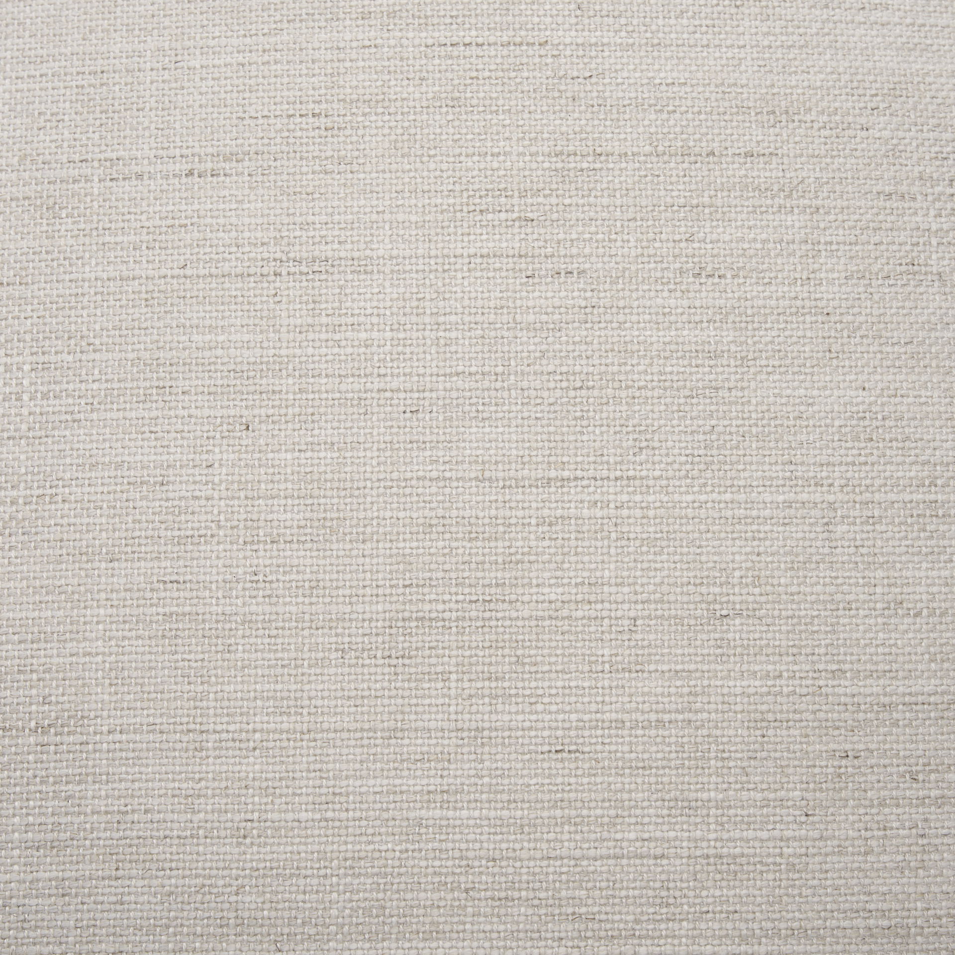 Gwynn Beige Fabric with Light Brown Wood Pouf, Ottoman by Mercana, 22.05" length x 22.05" width x 18.11" height View 2