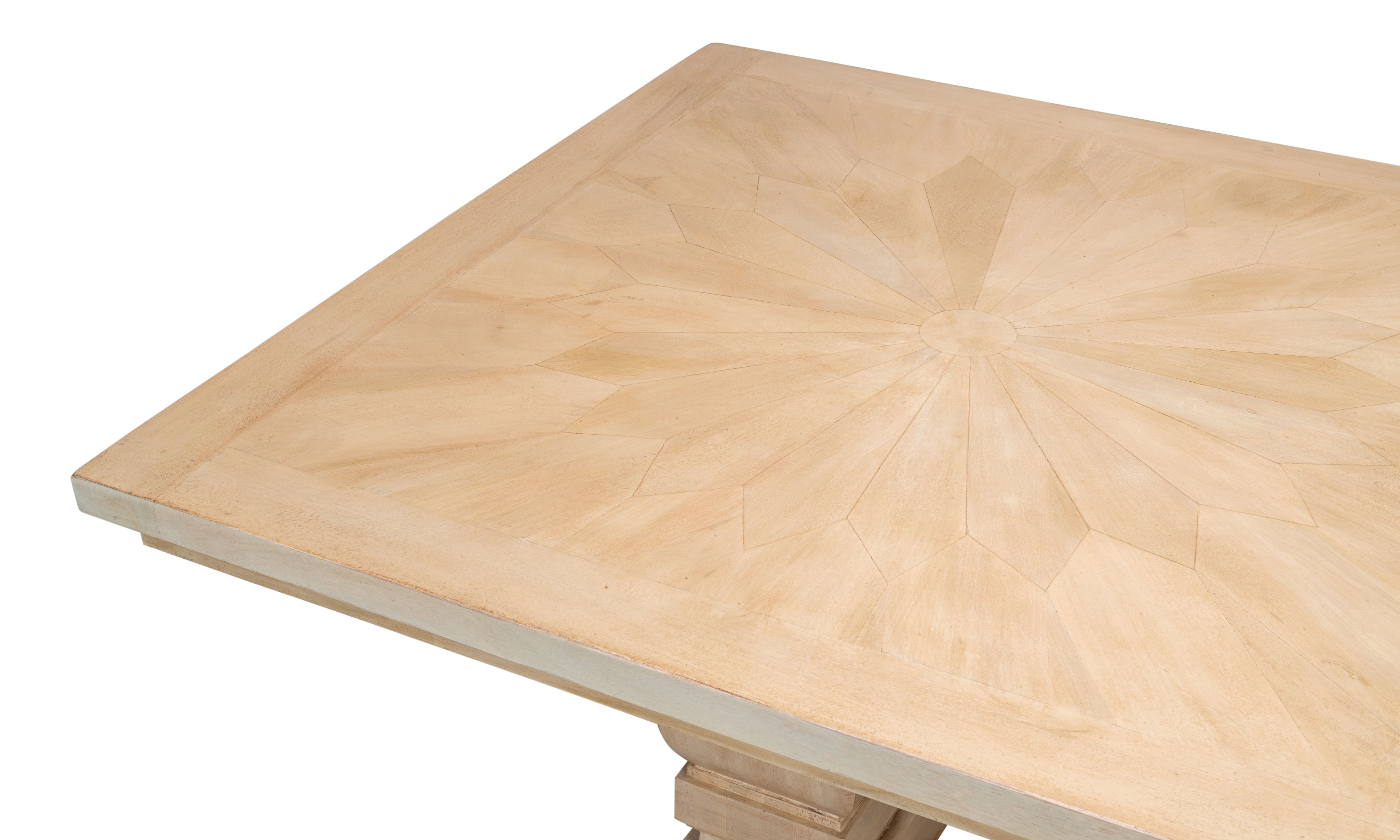 Gloria Dining Table, by Sarreid, 84" length x 42" width x 30" height View 10