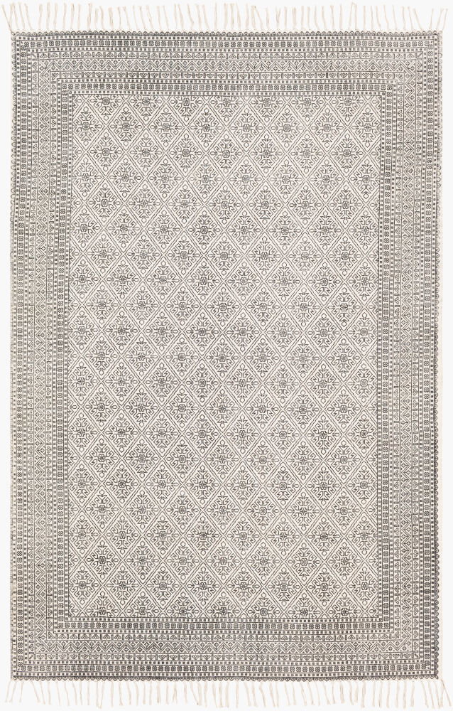 July Handmade Rug, by Surya, 7'6" length x 5' width