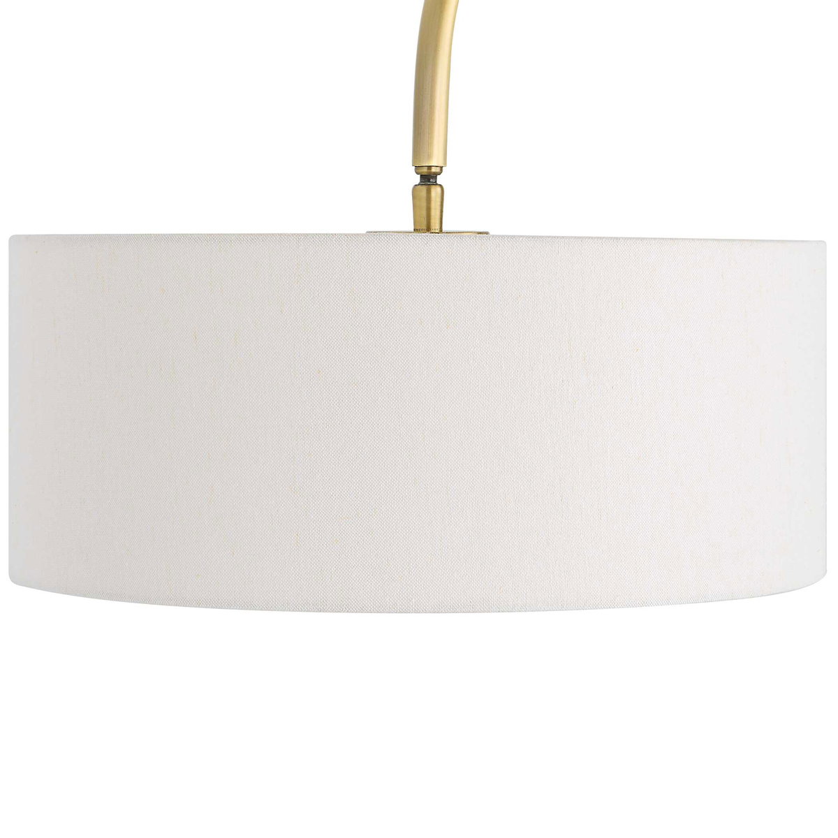 Huxford Brass Arch Floor Lamp, by Uttermost, 2'3" width x 5'8.5" height x 1'5" depth View 6