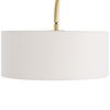 Huxford Brass Arch Floor Lamp thumbnail 5