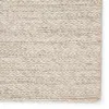 Grams Handmade Solid Cream/ Light Gray Area Rug thumbnail 6