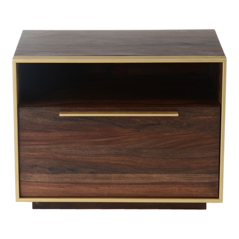 Focus Nightstand Dark Brown